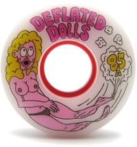 Haze Wheels Deflated Dolls Cruiser Skateboard Wheels - white (85a)
