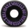 Haze Wheels Deflated Dolls 2 Cruiser Skateboard Wheels - black (83a) - back