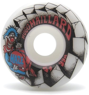 Haze Wheels Maillard 1-Off Skateboard Wheels - white (99a) - view large