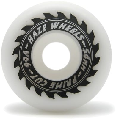 Haze Wheels Prime Cut Skateboard Wheels - white (99a) - view large