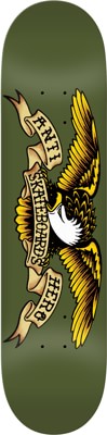 Anti-Hero Classic Eagle Easy Rider Skateboard Deck - olive 8.38 - view large