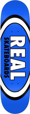 Real Team Classic Oval Skateboard Deck - blue - view large