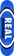 Real Team Classic Oval Skateboard Deck - blue