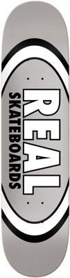 Real Team Classic Oval Skateboard Deck - grey - view large