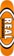 Real Team Classic Oval Skateboard Deck - orange