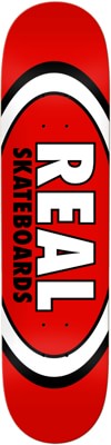 Real Team Classic Oval Skateboard Deck - red - view large