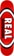 Real Team Classic Oval Skateboard Deck - red