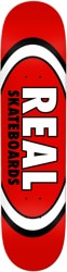 Real Team Classic Oval Skateboard Deck - red