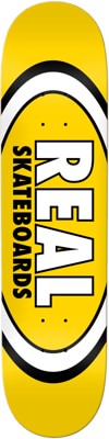 Real Team Classic Oval Skateboard Deck - yellow - view large