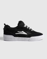Lakai Aran Skate Shoes - black suede white