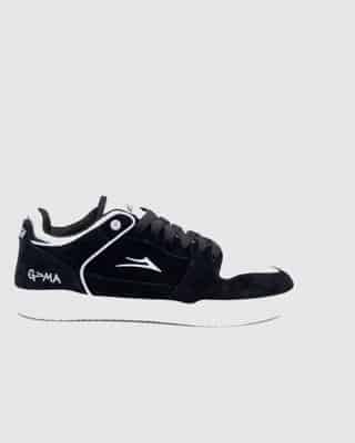 Lakai Telford Low Skate Shoes - (chris joslin) black/white - view large