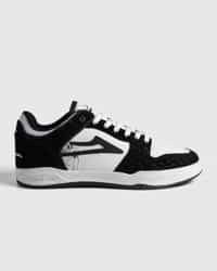 Lakai Telford Low Skate Shoes - (aura) black/white
