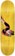 Unity With You 8.12 Skateboard Deck - yellow