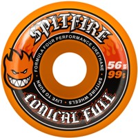 Spitfire Formula Four Conical Full Skateboard Wheels - orange (99d)