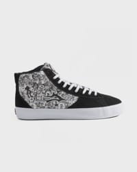 Lakai Newport High Skate Shoes - jay howell/black suede