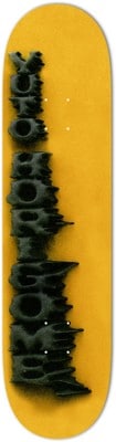 April Yuto Stamp Skateboard Deck - orange - view large