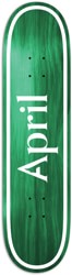 April Twin OG Logo Skateboard Deck - green