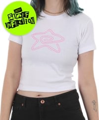 Women's Spiral Star Crop T-Shirt